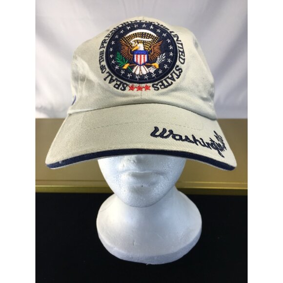 United States of America Washington DC Hat Cap Slideback Adjustable OSFA - Picture 1 of 9